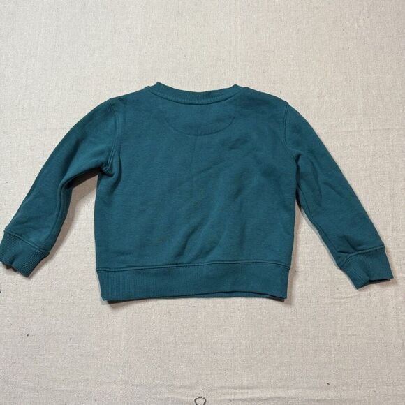 Champion Logo Sweater Pullover Athletic Crewneck Toddler Size 3T Aqua Green - Picture 2 of 7